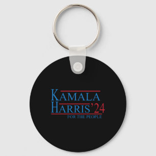 Porte-clés Kamala Harris 24 Pour L'Élection Populaire 2024