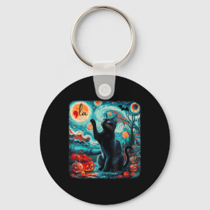 Porte-clés Kamala Harris Halloween chauves-souris étoilée Noi