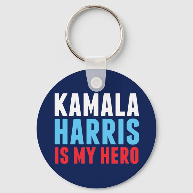Porte-clés Kamala Harris is My Hero (Recto)