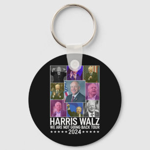 Porte-clés Kamala Harris Tim Wheimer Nous Ne Reviendrons Pas 