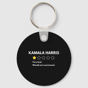 Porte-clés Kamala Harris Une Note 1 Étoiles Très Mauvaise Ne