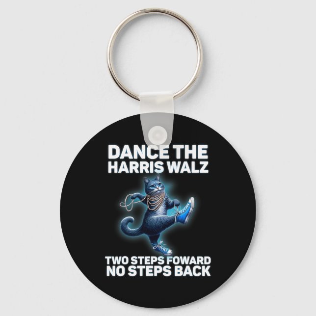 Porte-clés Kamala Harris W 2024 Waltz Dance 2 Steps Forward N (Recto)