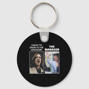 Porte-clés Kamala Je Veux M'Adresser Au Directeur Trump Mcdon