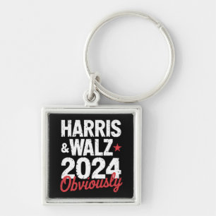 Porte-clés Kamala Walz Évidemment 2024 Harris Waltz 2024