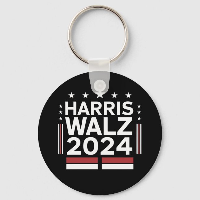 Porte-clés KamalaHarris TimWaltz 2024 (Recto)