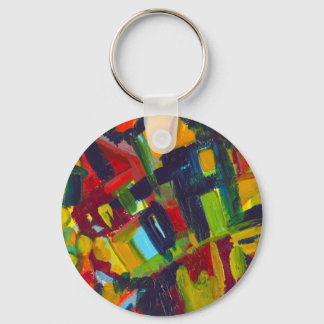 Porte-clés Kandinsky '304' Peinture Abstraite colorée