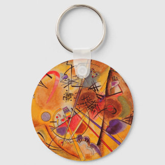 Porte-clés Kandinsky Brown jaune bleu rouge
