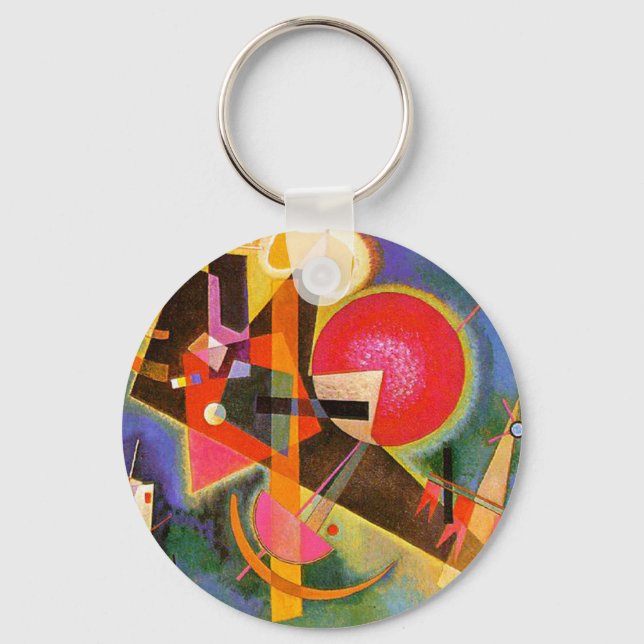 Porte-clés Kandinsky En Porte - clé Bleu (Recto)