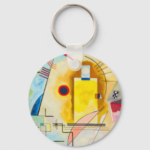 Porte-clés Kandinsky jaune-rouge-bleu