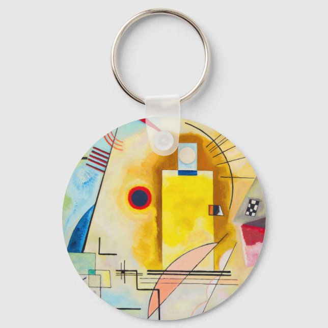 Porte-clés Kandinsky jaune-rouge-bleu (Recto)