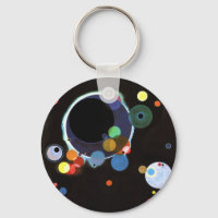 Kandinsky - Plusieurs cercles, célèbre peinture,