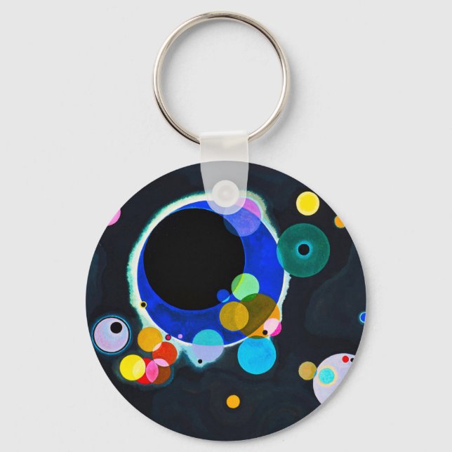 Porte-clés Kandinsky Plusieurs cercles Porte - clé (Recto)