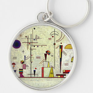 Porte-clés Kandinsky - Serious-Fun, art abstrait populaire, 