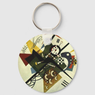 Porte-clés Kandinsky Sur White II