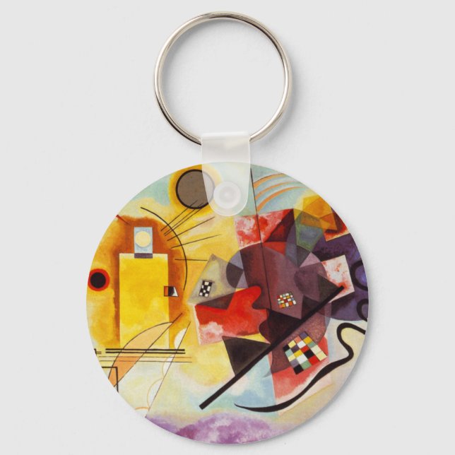 Porte-clés Kandinsky Yellow Red Blue (Recto)