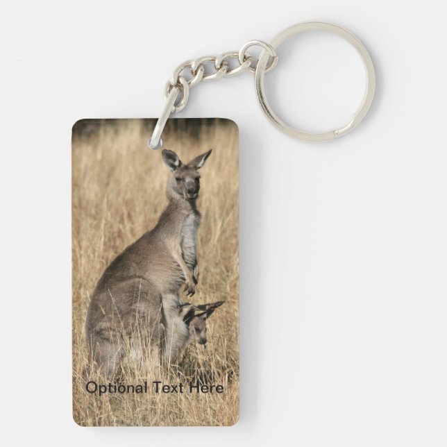 Porte-clés Kangaroo avec Joey bébé à Pouch (Dos)