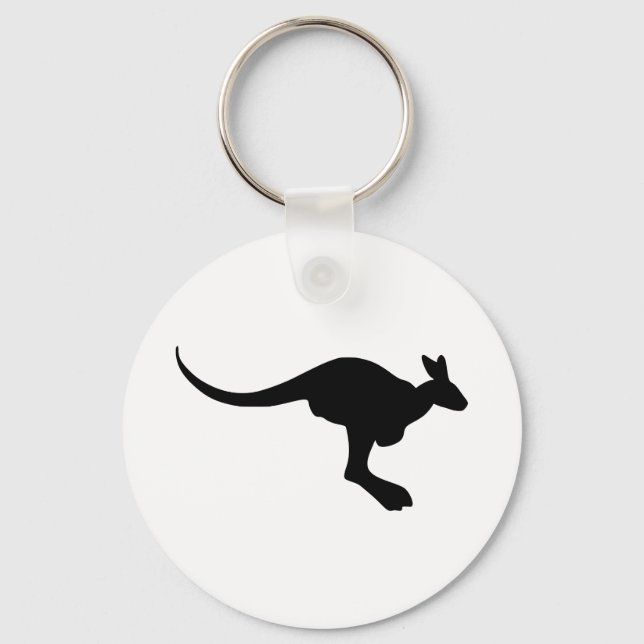 Porte-clés Kangaroo Silhouette (Recto)