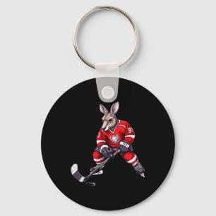 Porte-clés Kangourou de hockey sur glace
