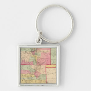 Porte-clés Kansas et Arizona, Colorado, Nouveau-Mexique, Utah