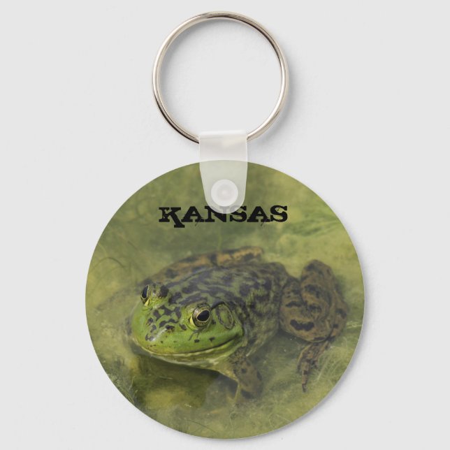 Porte-clés Kansas Green Bull Frog Key Chain (Recto)