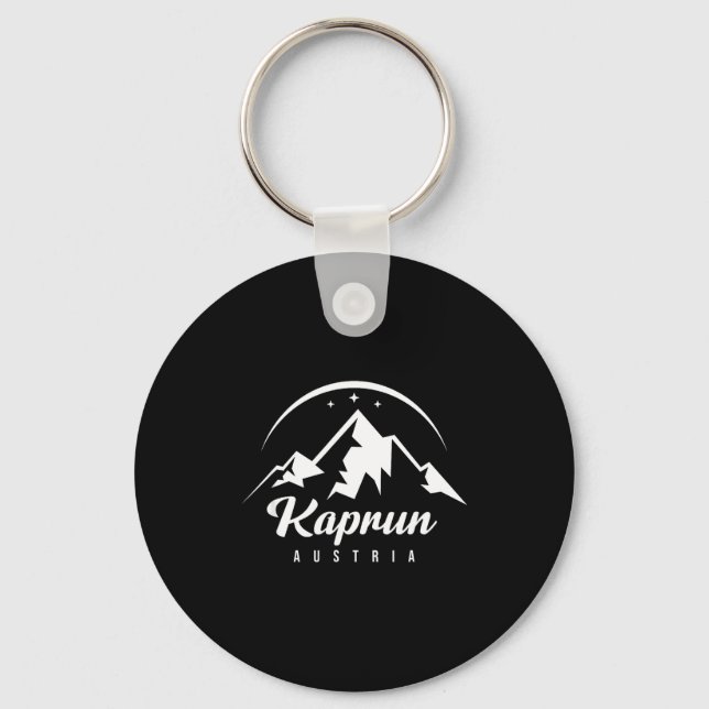 Porte-clés Kaprun autriche station de ski ski snowboard (Recto)