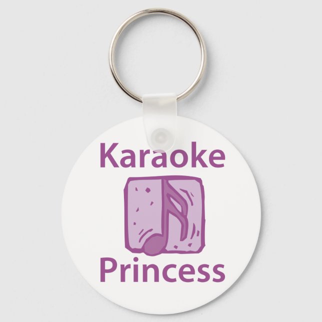 Porte-clés Karaoke Princess (Recto)