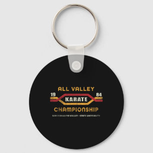 Porte-clés Karate All Valley 1984 Hommes Femmes Enfant Drôle