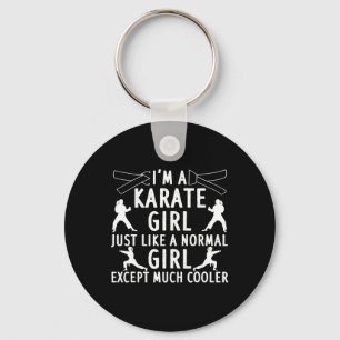 Porte-clés Karate Art Pour Filles Femmes Karate Black Belt Ma