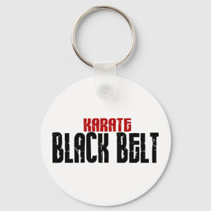 Porte-clés Karaté de ceinture noire de karaté