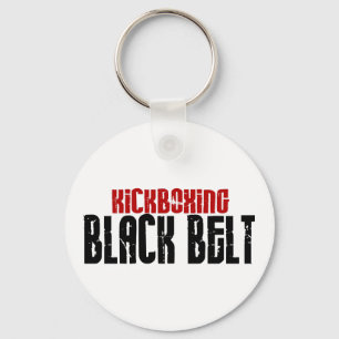 Porte-clés Karaté de ceinture noire de Kickboxing