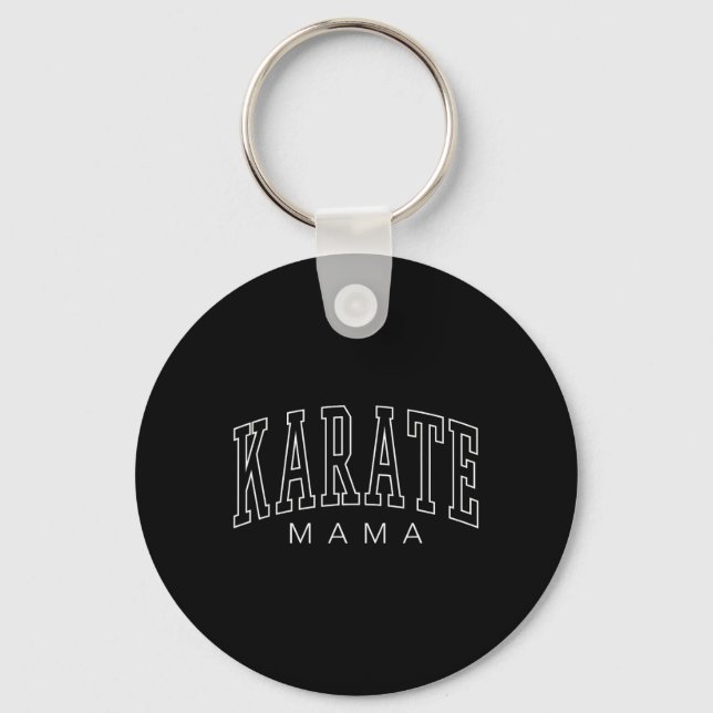 Porte-clés Karate Mama Femmes Preppy Karate Maman (Recto)