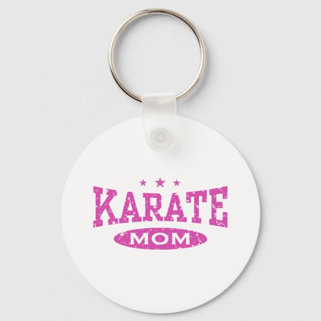 Porte-clés Karate Maman (Recto)