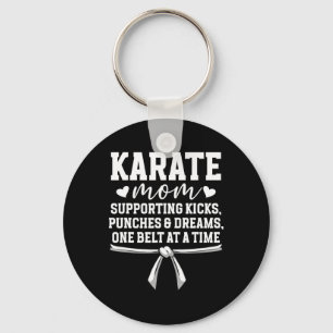 Porte-clés Karate Maman Karate Mama Meilleur Karate Mère