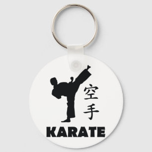 Porte-clés karate man chinese symbols icon