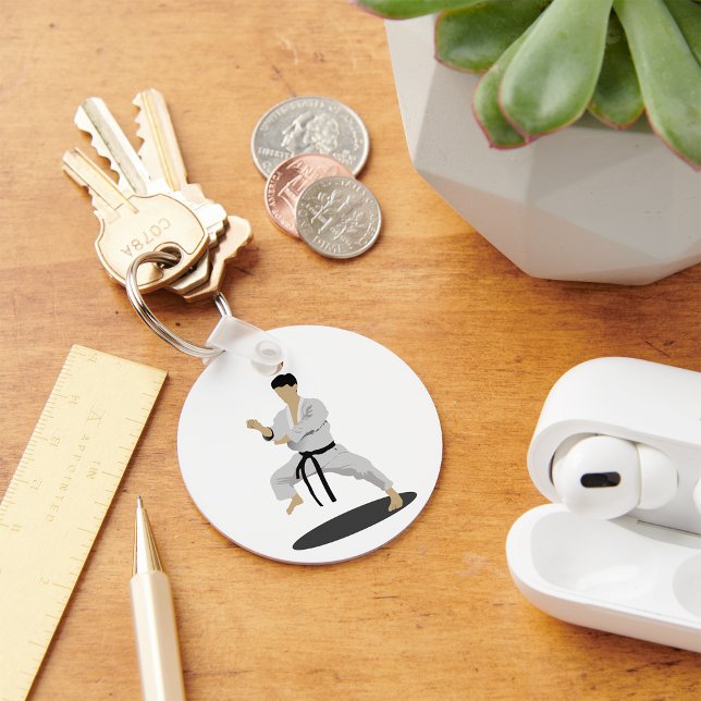Porte-clés Karate Pose Porte - clé (Créateur téléchargé)