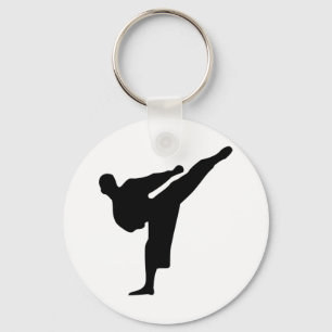 Porte-clés Karate Silhouette