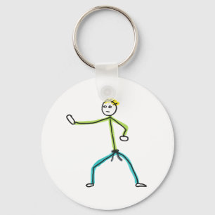 Porte-clés Karate Stickman