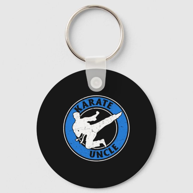 Porte-clés Karate Uncle Karate Combattez Oncle Karate Fighter (Recto)