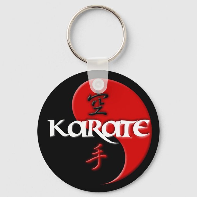 Porte-clés Karate Yin Yang Dark Porte - clé (Recto)