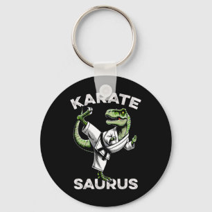 Porte-clés Karatesaurus T-rex Karate Dino Funny Dinosaur Mart