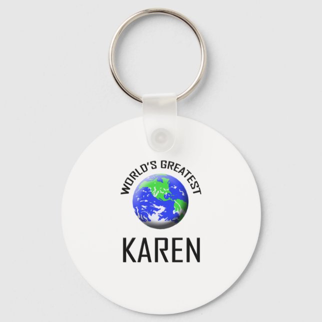 Porte-clés Karen la plus grande du monde (Recto)
