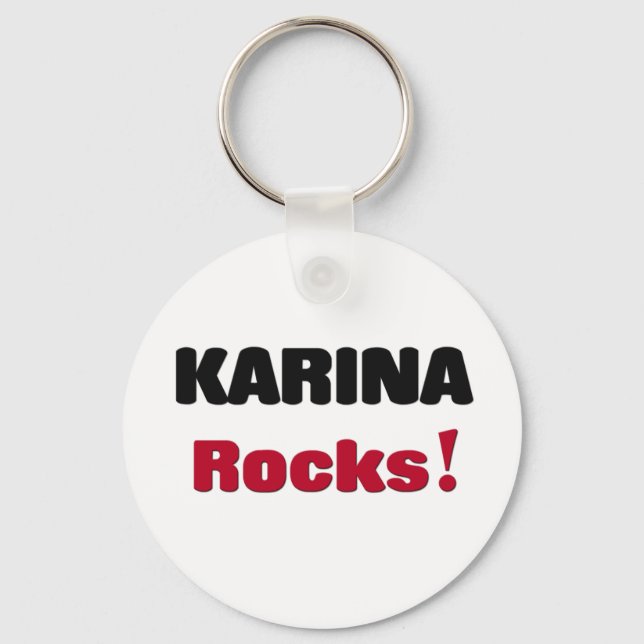 Porte-clés Karina Rocks (Recto)