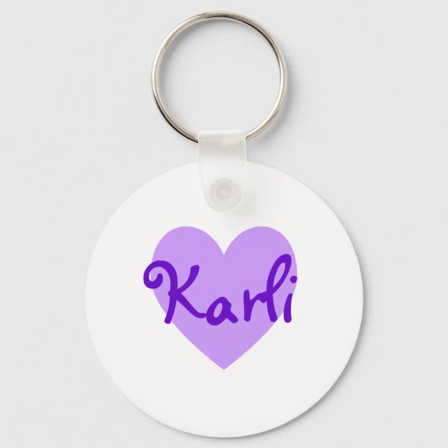 Porte-clés Karli dans le violet (Recto)
