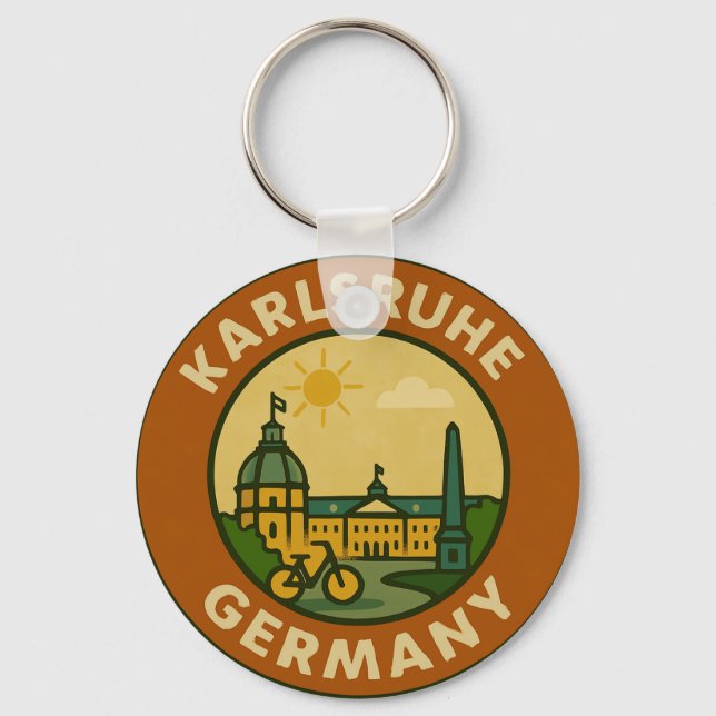 Porte-clés Karlsruhe German Urban Emblem (Recto)