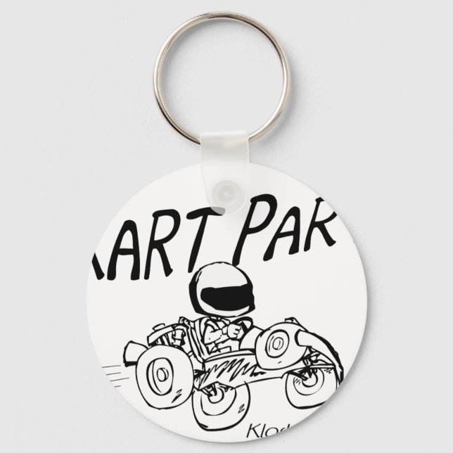 Porte-clés Kart Party Black Logo (Recto)