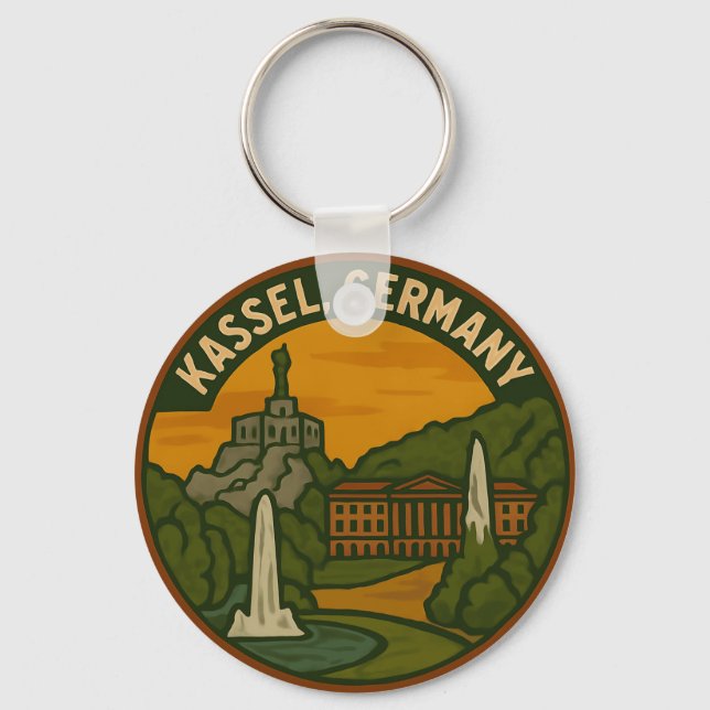 Porte-clés Kassel Allemagne Art Hercules (Recto)