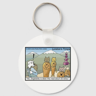 Porte-clés Katmandu Dogmandu Chien Vs Chat Cadeaux Drôles & T