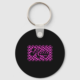 Porte-clés Katy à Carreaux J'aime Katy Vintage 80's