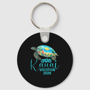 Porte-clés Kauai Hawaii Voyage 2026 Tortue de mer Vacances d'