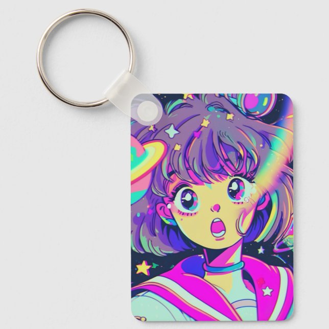 Porte-clés Kawaii Anime Porte - clé fille (Recto)